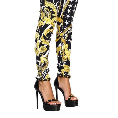 versace velvet pants|versace pants women.